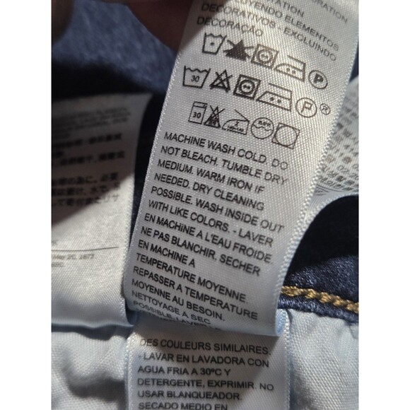 Levi's Women's 725 High Rise Bootcut Jeans Tag Size 33x32 Blue Denim - Picture 9 of 13